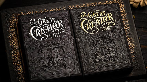The Great Creator: Earth (Gold Foil) Edition Playing Cards by Riffle Shuffle - Merchant of Magic