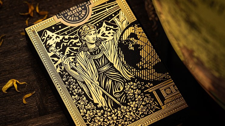 The Great Creator: Earth (Gold Foil) Edition Playing Cards by Riffle Shuffle - Merchant of Magic