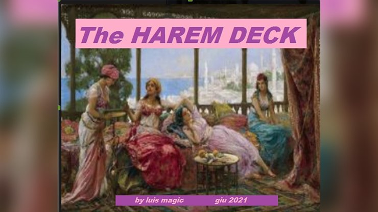 THE HAREM DECK by Luis Magic video - INSTANT DOWNLOAD - Merchant of Magic