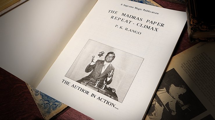 The Madras Paper Repeat Climax by PK Ilango - Book - Merchant of Magic