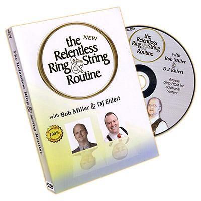 The New Relentless Ring And String by Bob Miller and DJ Ehlert - DVD - Merchant of Magic