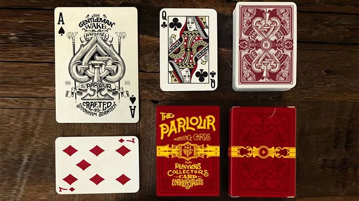 The Parlour Playing Cards (Red) - Merchant of Magic