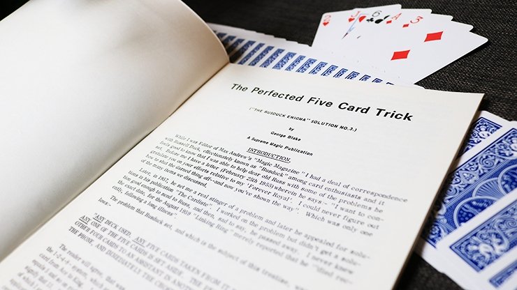 The Perfected Five Card Trick by George Blake - Book - Merchant of Magic