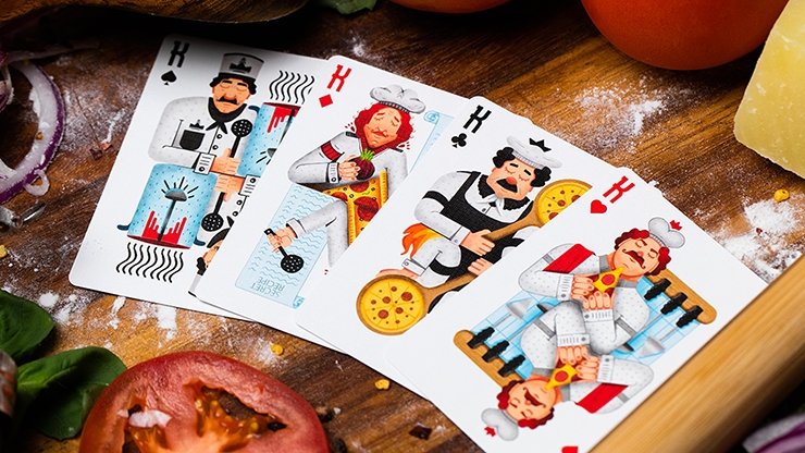 The Royal Pizza Palace Playing Cards Set by Riffle Shuffle - Merchant of Magic