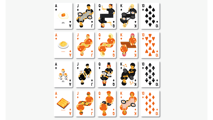 The Sandwich Series (Egg) Playing Cards - Merchant of Magic