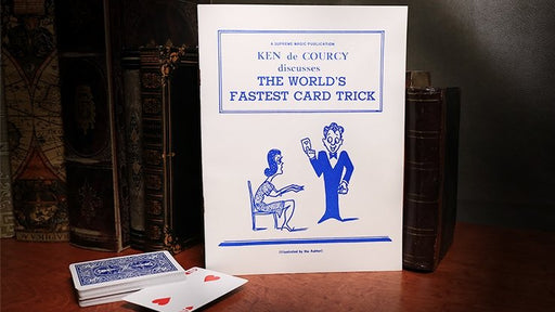 The World's Fastest Card Trick by Ken de Courcy - Book - Merchant of Magic