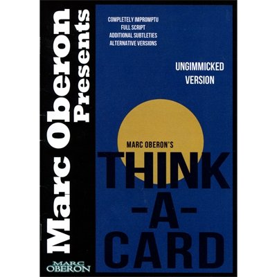 Think a Card (ungimmicked version) by Marc Oberon - Merchant of Magic