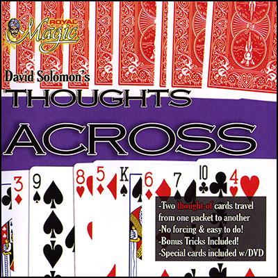 Thoughts Across (Cards and DVD) by David Solomon - Merchant of Magic