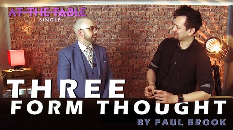 Three Form Thought by Paul Brook - VIDEO DOWNLOAD - Merchant of Magic