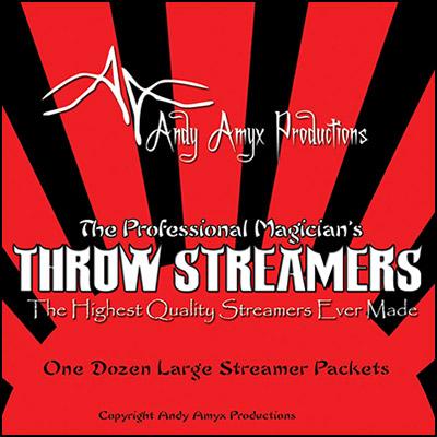 Throw Streamers by Andy Amyx( 1dozen=1 unit) - Merchant of Magic
