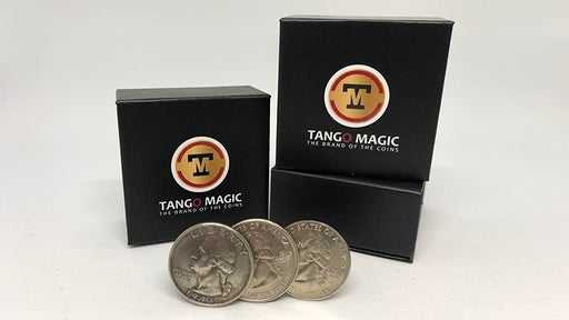Triple TUC Quarter (Gimmicks and Online Instructions) by Tango - Merchant of Magic