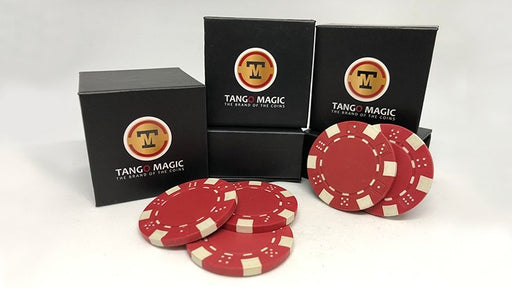 TUC Poker Chip Red plus 3 regular chips by Tango Magic - Merchant of Magic