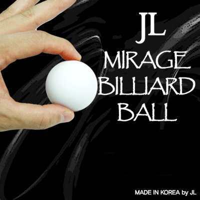 Two in Mirage Billiard Balls by JL (WHITE, single ball only) - Merchant of Magic
