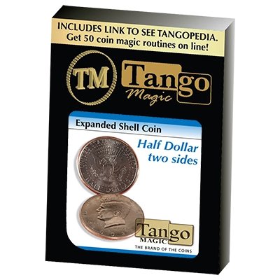 Two Sided Expanded Half Dollar Shell - By Tango - Merchant of Magic
