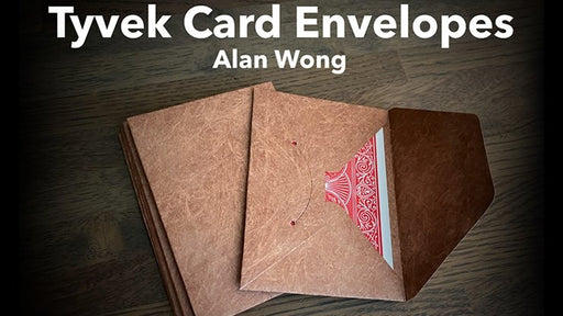 Tyvek Card Envelopes 10 pk. BROWN by Alan Wong- Trick - Merchant of Magic