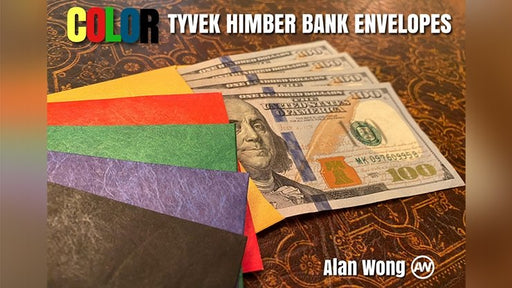 Tyvek Himber Bank Envelope COLOR SET by Alan Wong - Trick - Merchant of Magic