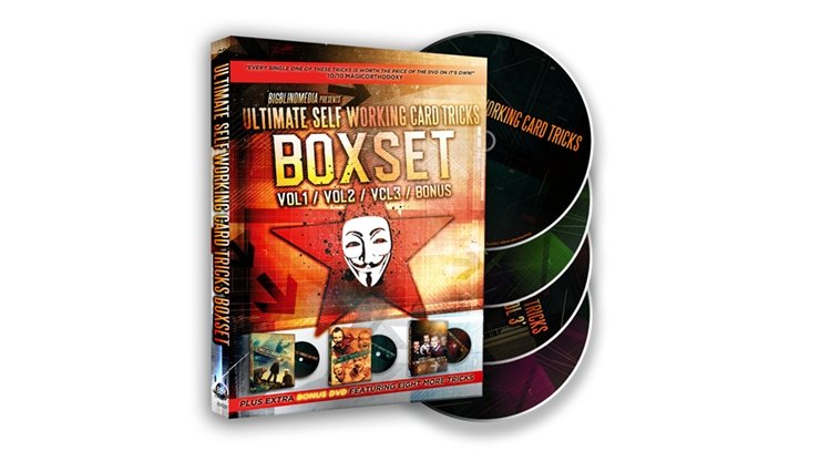 Ultimate Self Working Card Tricks Triple Volume Box Set - DVD - Merchant of Magic