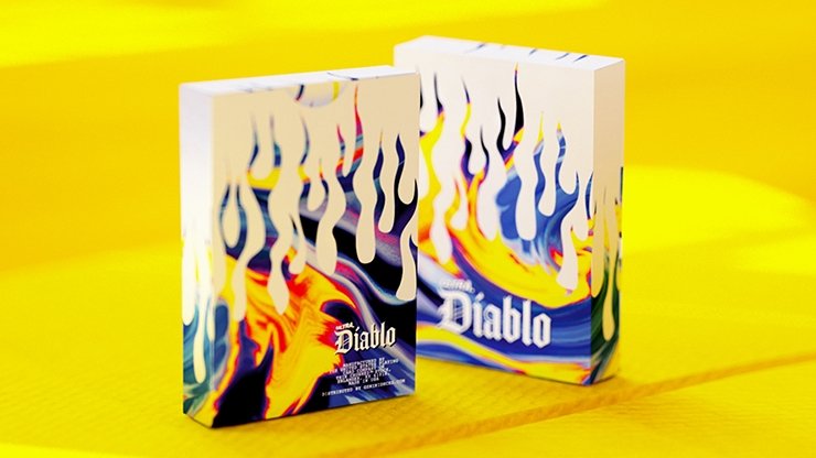 Ultra Diablo Blue Playing Cards by Gemini - Merchant of Magic