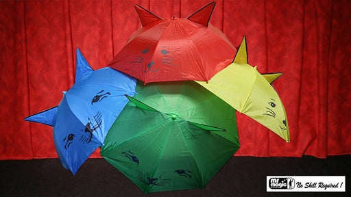 Umbrella Production Silk by Mr. Magic (4 Umbrellas) - Merchant of Magic