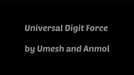Universal Digital Force by Umesh - INSTANT DOWNLOAD - Merchant of Magic