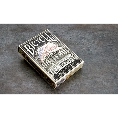 US President Bicycle Playing Cards (BLACK Limited Edition) - Merchant of Magic