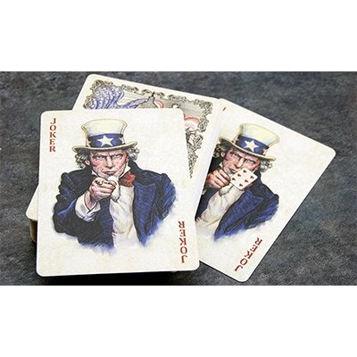 US President Bicycle Playing Cards (Red) - Merchant of Magic