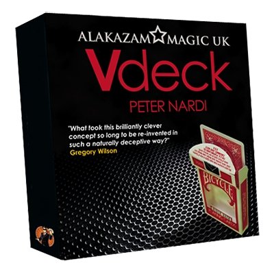 V Deck Red (with DVD and Gimmick) by Peter Nardi - Merchant of Magic