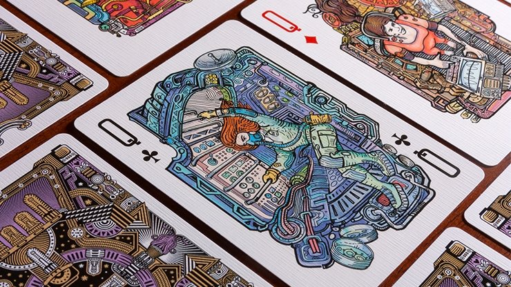 Vacuum Tube Space Playing Cards - Merchant of Magic