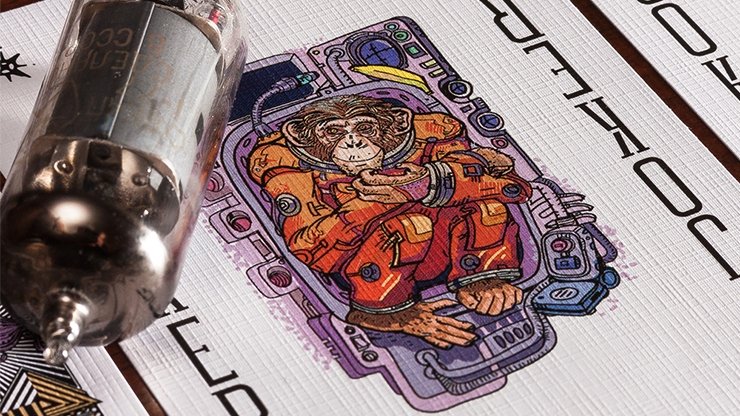 Vacuum Tube Space Playing Cards - Merchant of Magic