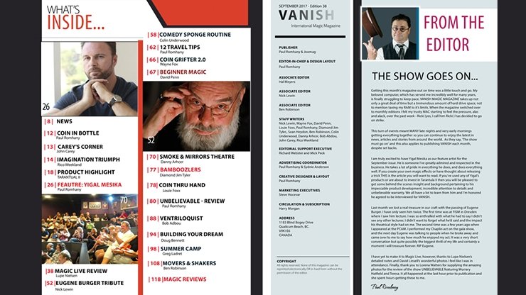 Vanish Magazine #38 eBook - Merchant of Magic