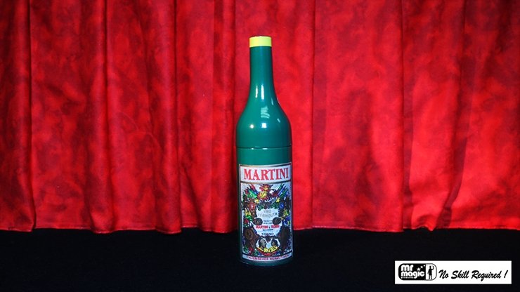 Vanishing Martini Bottle (and Tube) by Mr Magic - Merchant of Magic