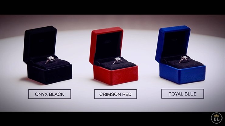 Vanishing Ring Box Black and Red Set - Merchant of Magic