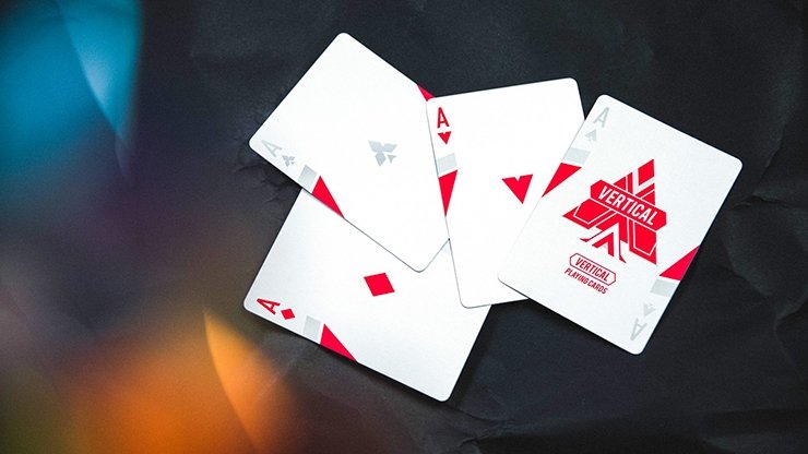 Vertical (Red) Playing Cards - Merchant of Magic