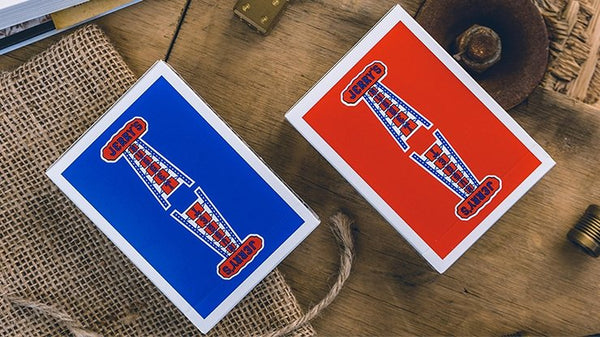 Vintage Feel Jerry's Nuggets (Blue) Playing Cards– Merchant of Magic