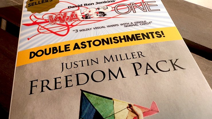 Warp One/Freedom Pack Double Astonishments by Justin Miller & David Jenkins - Merchant of Magic