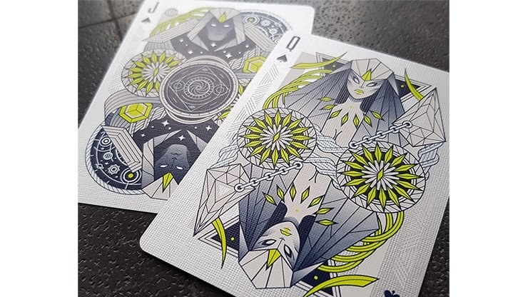 White Monolith Playing Cards by Giovanni Meroni - Merchant of Magic