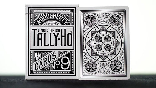 White Tally-Ho (Fan Back) Playing Cards - Merchant of Magic