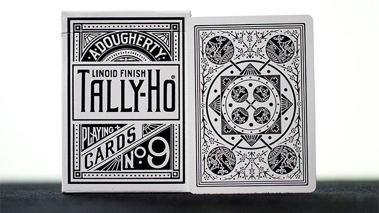 White Tally-Ho (Fan Back) Playing Cards - Merchant of Magic