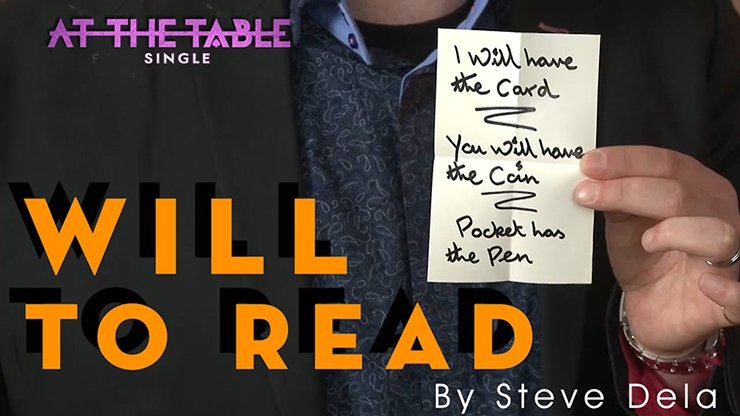 Will to Read Light by Steve Dela - VIDEO DOWNLOAD - Merchant of Magic