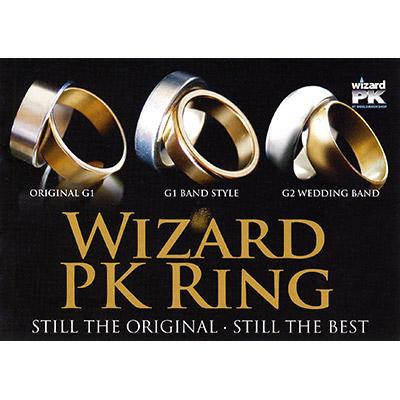 Wizard PK Ring G2 (CURVED, Gold, 16mm) by World Magic Shop - Merchant of Magic