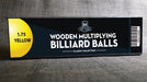 Wooden Billiard Balls (1.75" Yellow) by Classic Collections - Merchant of Magic