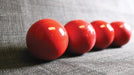 Wooden Billiard Balls (2" Red) by Classic Collections - Merchant of Magic