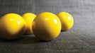 Wooden Billiard Balls (2" Yellow) by Classic Collections - Merchant of Magic