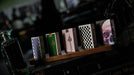 Wooden Sideways Playing Card Display Batten - Five Decks by TCC - Merchant of Magic