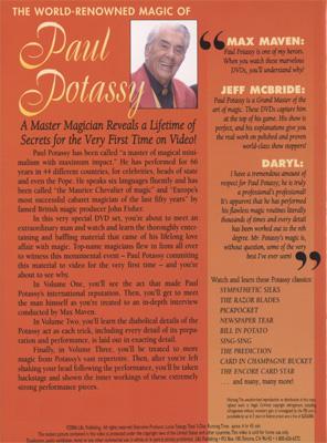 World Renowned Magic of Paul Potassy - DVD - Merchant of Magic
