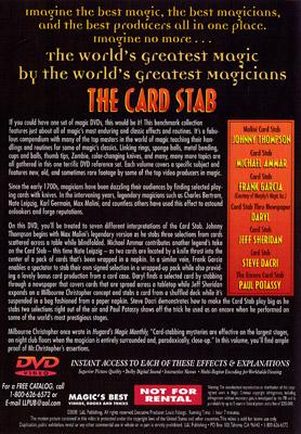 World's Greatest Magic - Card Stab - Merchant of Magic