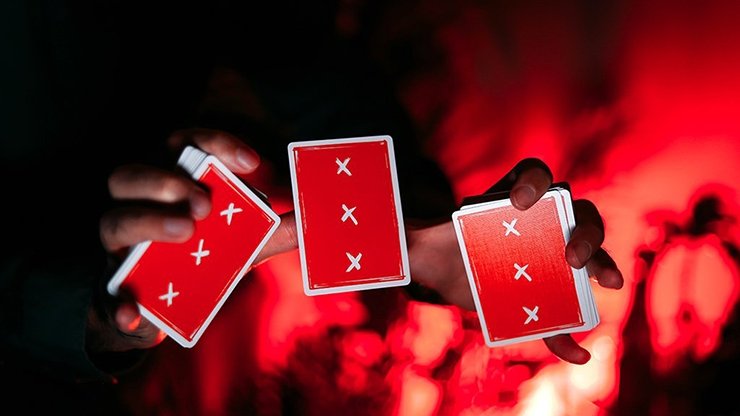 X Deck (Red) Signature Edition Playing Cards by Alex Pandrea - Merchant of Magic