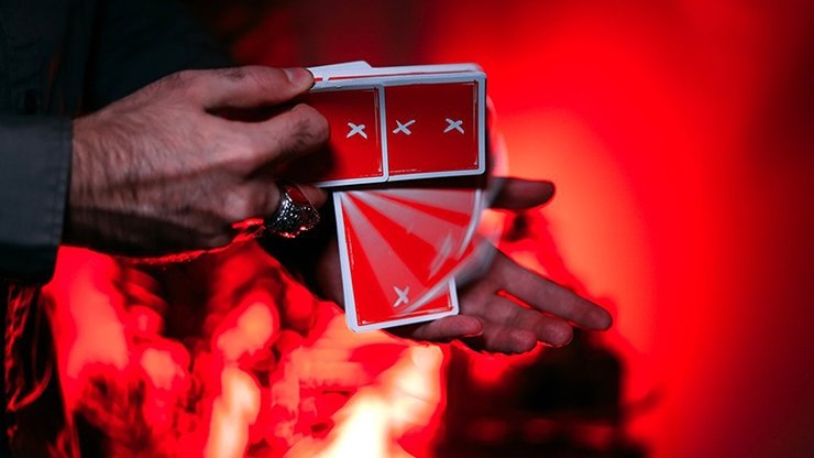 X Deck (Red) Signature Edition Playing Cards by Alex Pandrea - Merchant of Magic