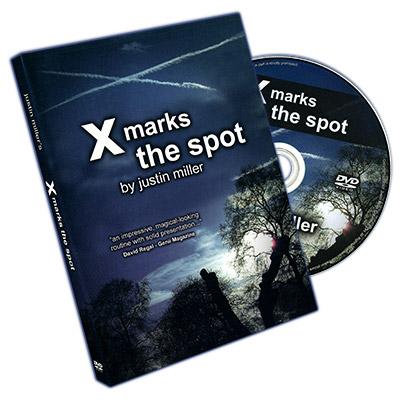 X Marks The Spot (With Cards) by Justin Miller - DVD - Merchant of Magic