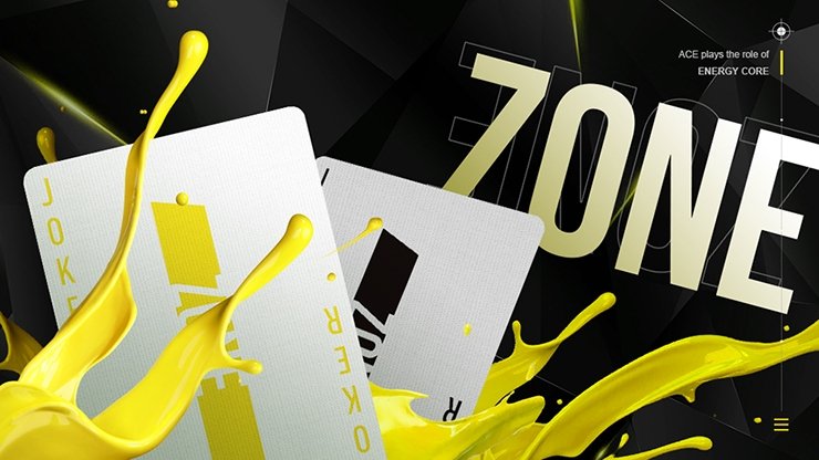 ZONE (Yellow) Playing Cards by Bocopo - Merchant of Magic